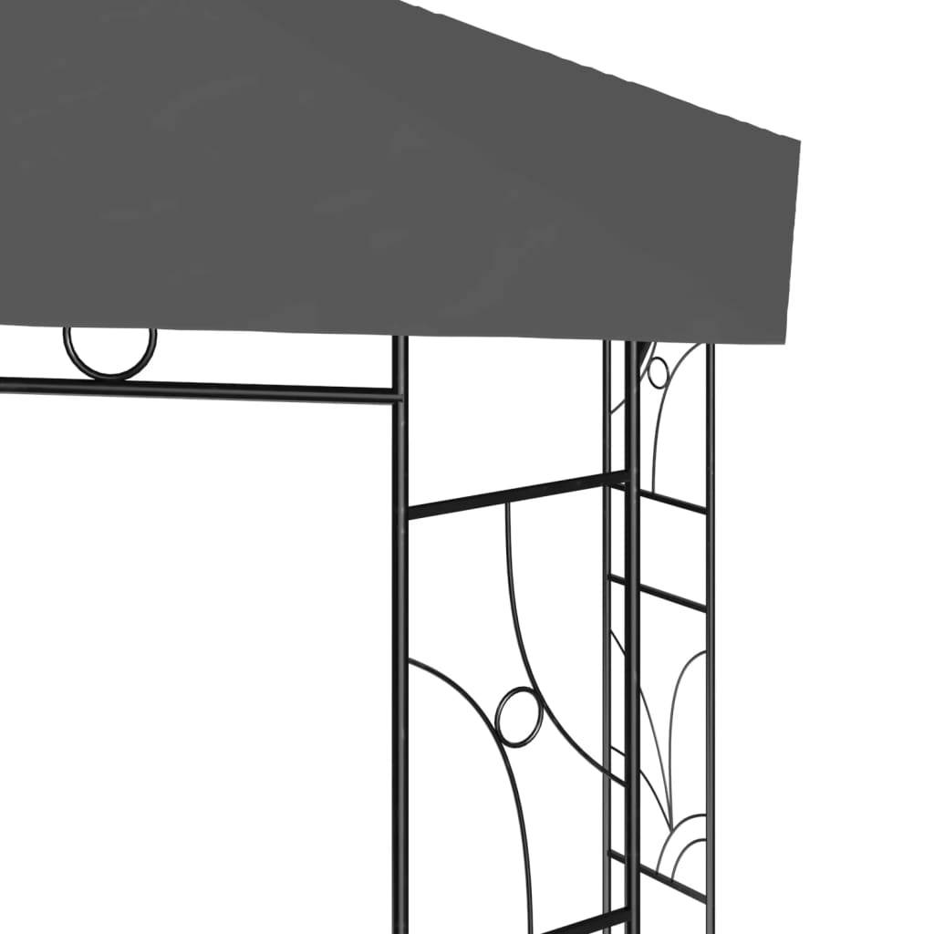 vidaXL Pavillon 4x3x2,7 m Anthrazit 160 g/m²