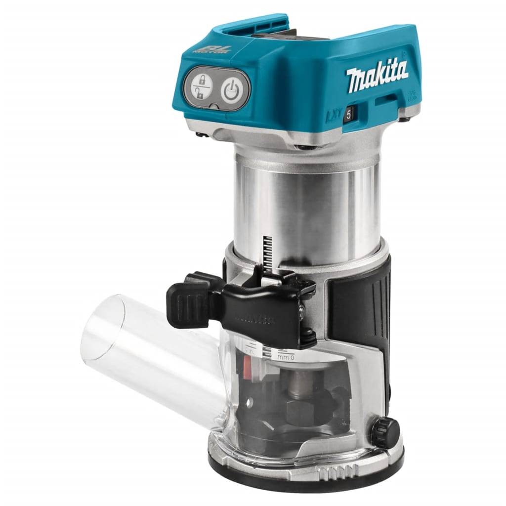 Makita Ober- und Käntenfräse 18 V Blau und Schwarz