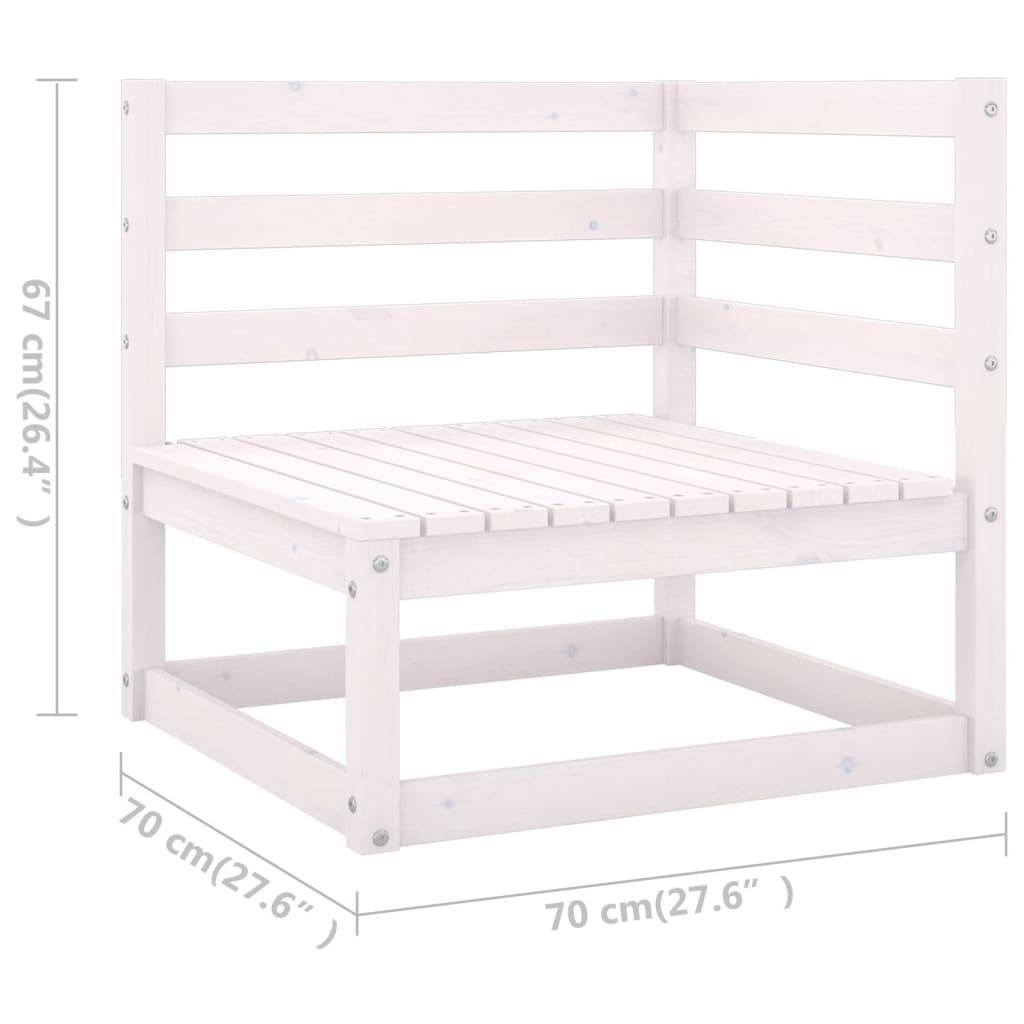 vidaXL 4-tlg. Garten-Lounge-Set mit Kissen Kiefer Massivholz