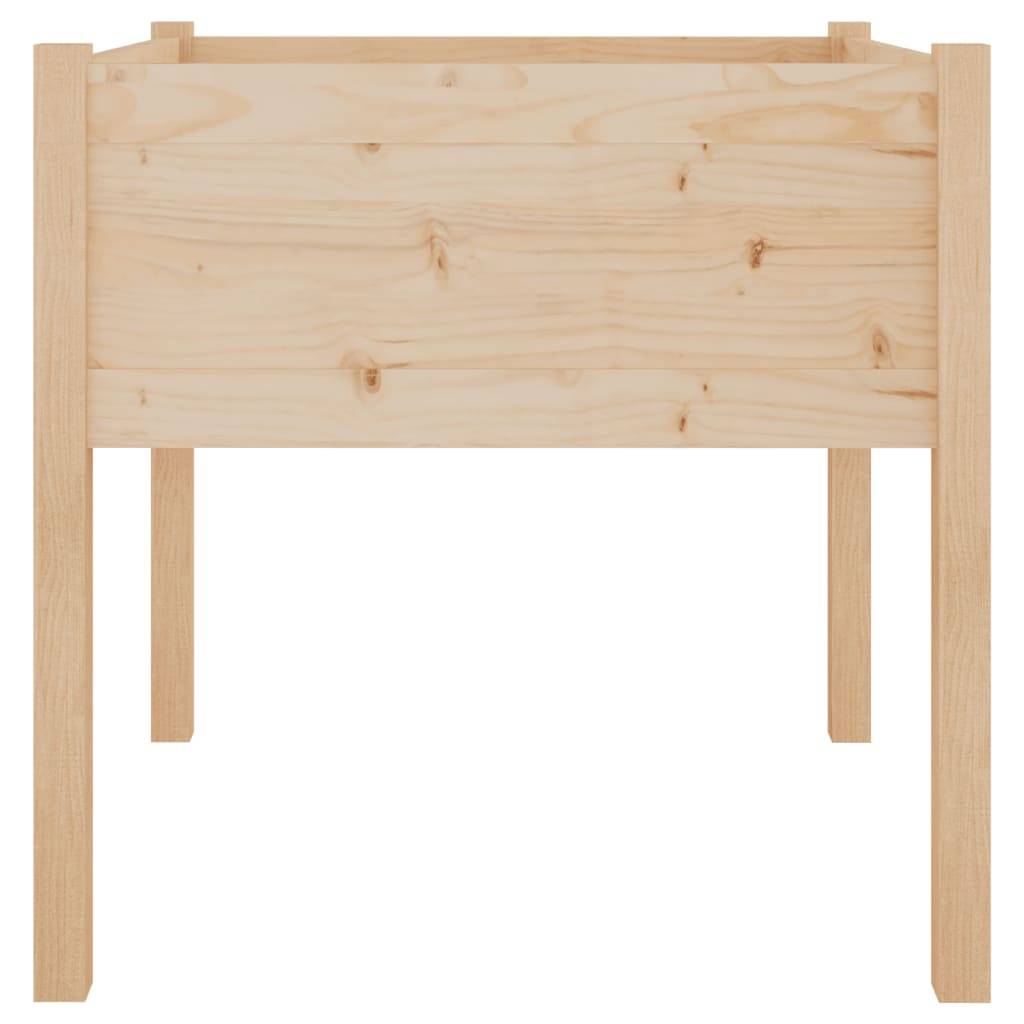 vidaXL Pflanzkübel 70x70x70 cm Massivholz Kiefer