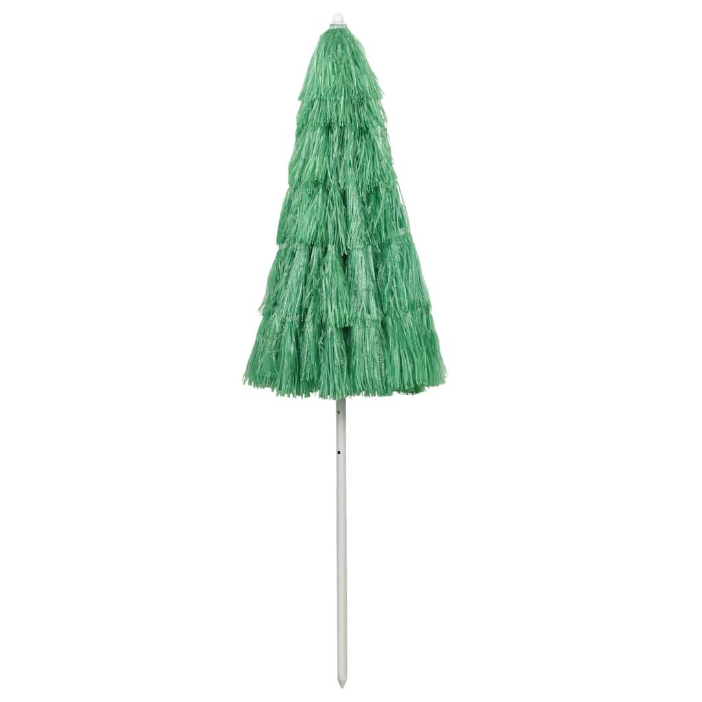 vidaXL Sonnenschirm Hawaii Grün 240 cm