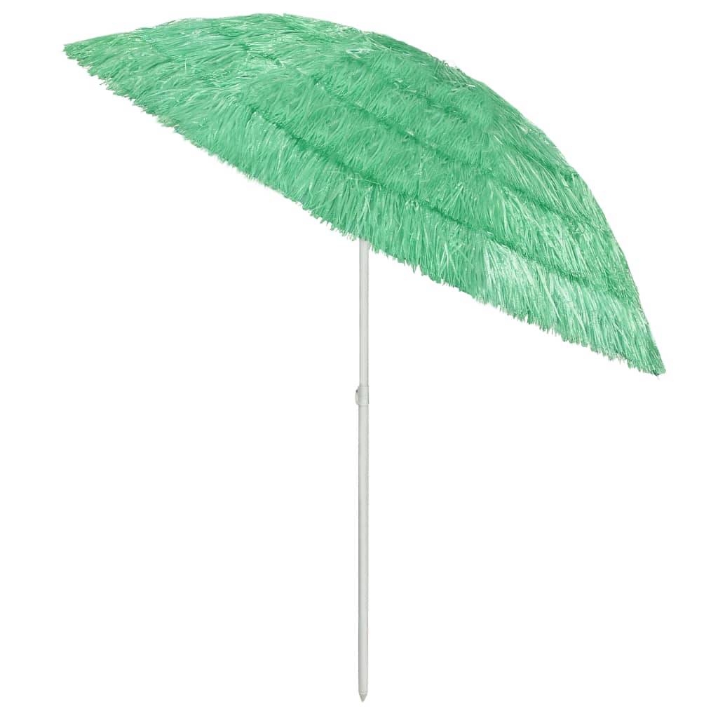 vidaXL Sonnenschirm Hawaii Grün 240 cm