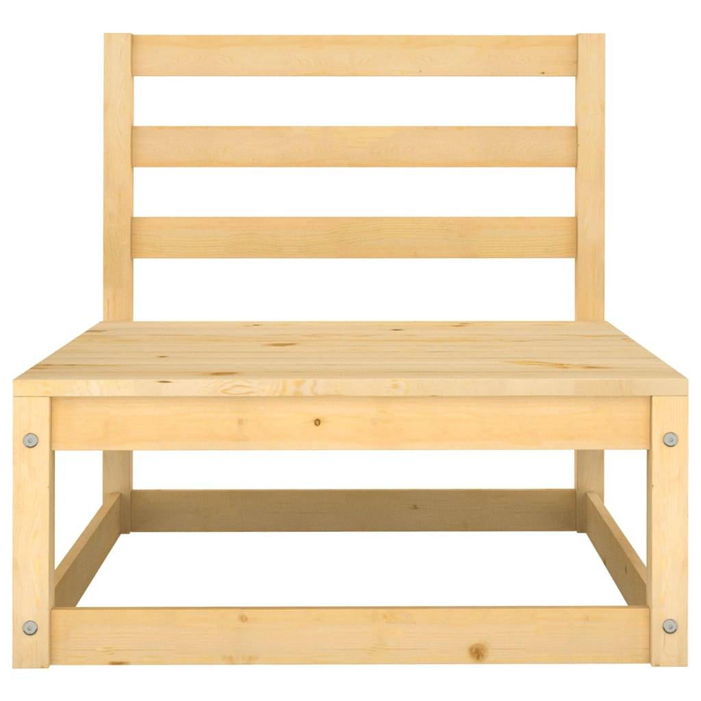 vidaXL 3-tlg. Garten-Lounge-Set mit Kissen Kiefer Massivholz