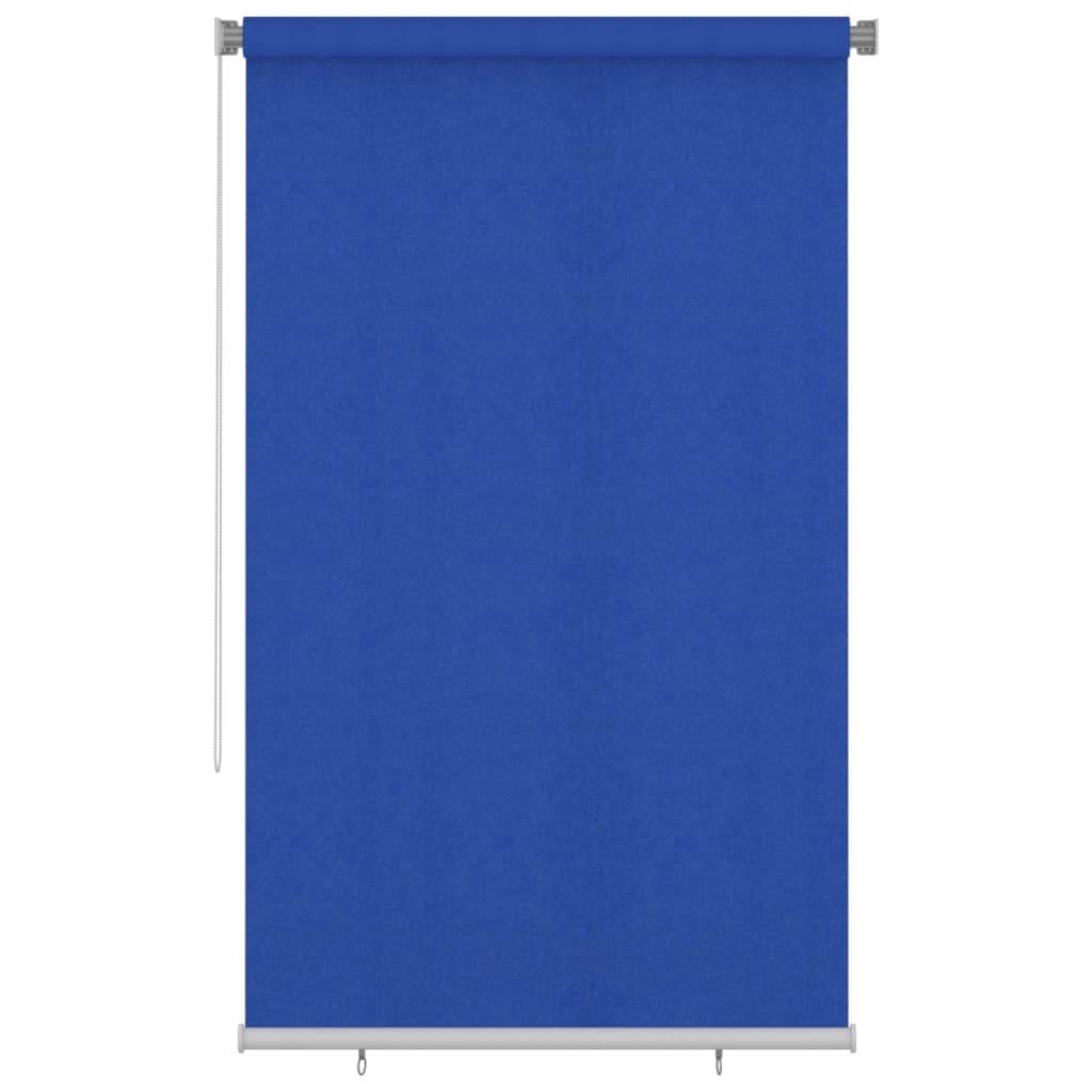 vidaXL Außenrollo 140x230 cm Blau HDPE