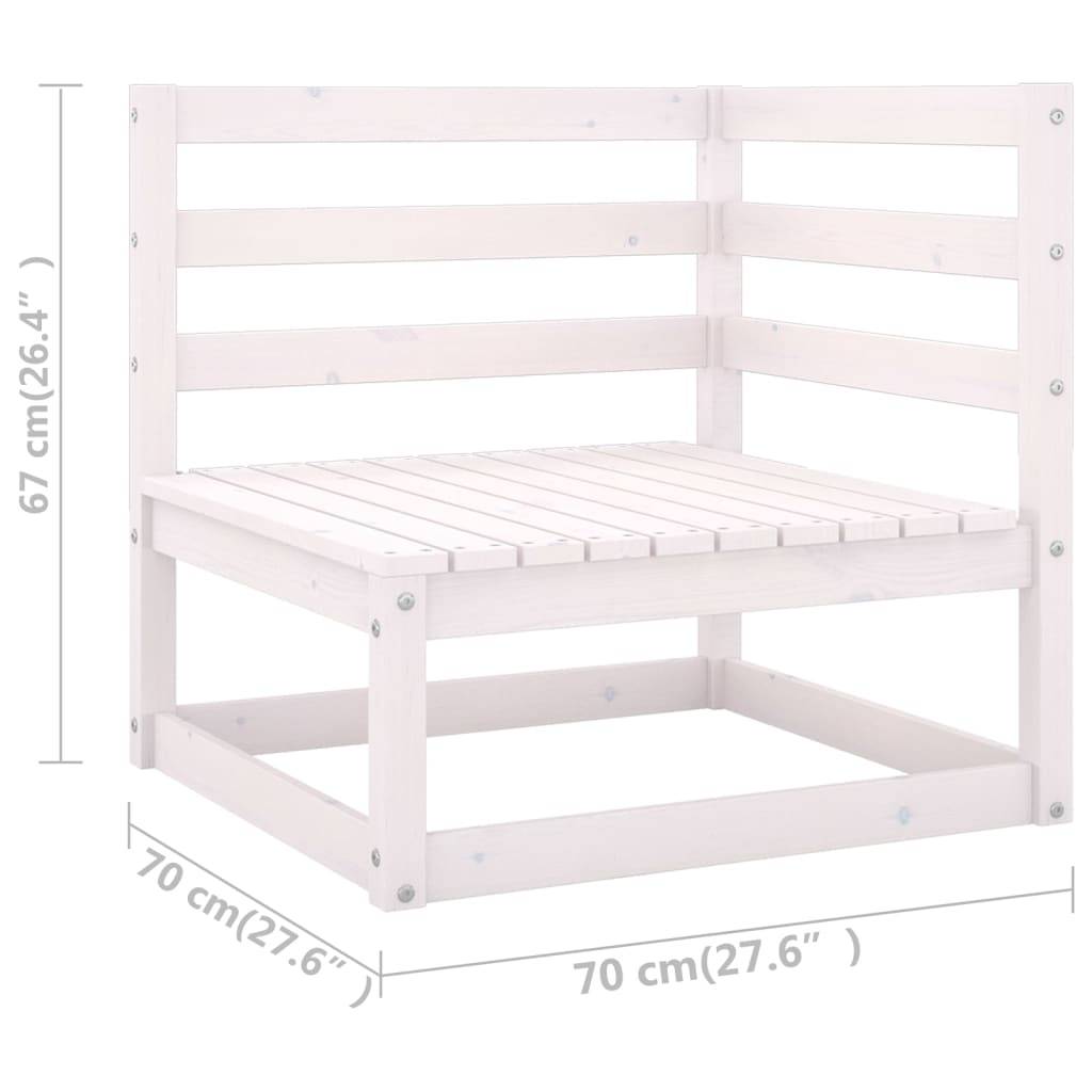 vidaXL 8-tlg. Garten-Lounge-Set mit Kissen Kiefer Massivholz