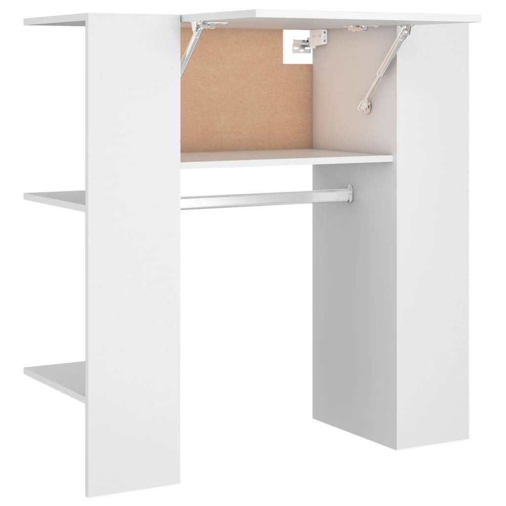 vidaXL Flurschrank Weiß 97,5x37x99 cm Holzwerkstoff