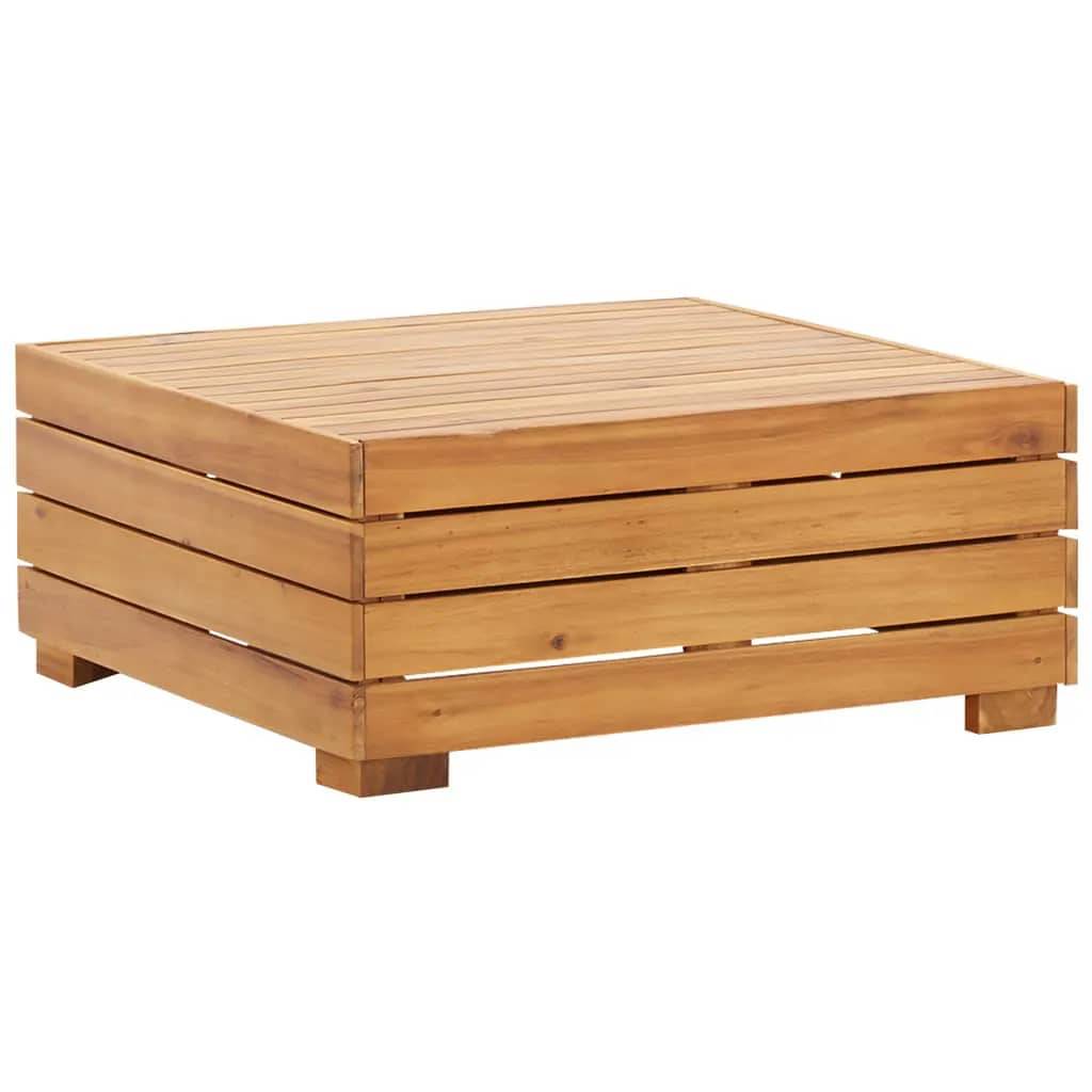 vidaXL 2-tlg. Garten-Lounge-Set mit Kissen Massivholz Akazie