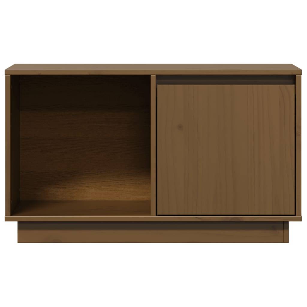 vidaXL TV-Schrank Honigbraun 74x35x44 cm Massivholz Kiefer