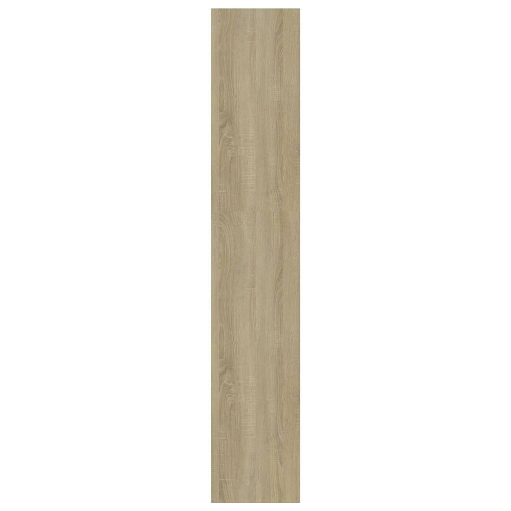 vidaXL Bücherregal/Raumteiler Sonoma-Eiche 60x30x166 cm Holzwerkstoff