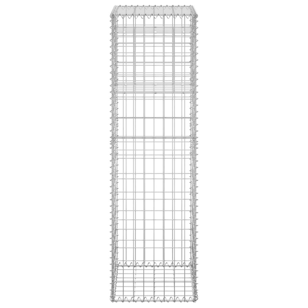 vidaXL Gabionensäule 40x40x140 cm Eisen