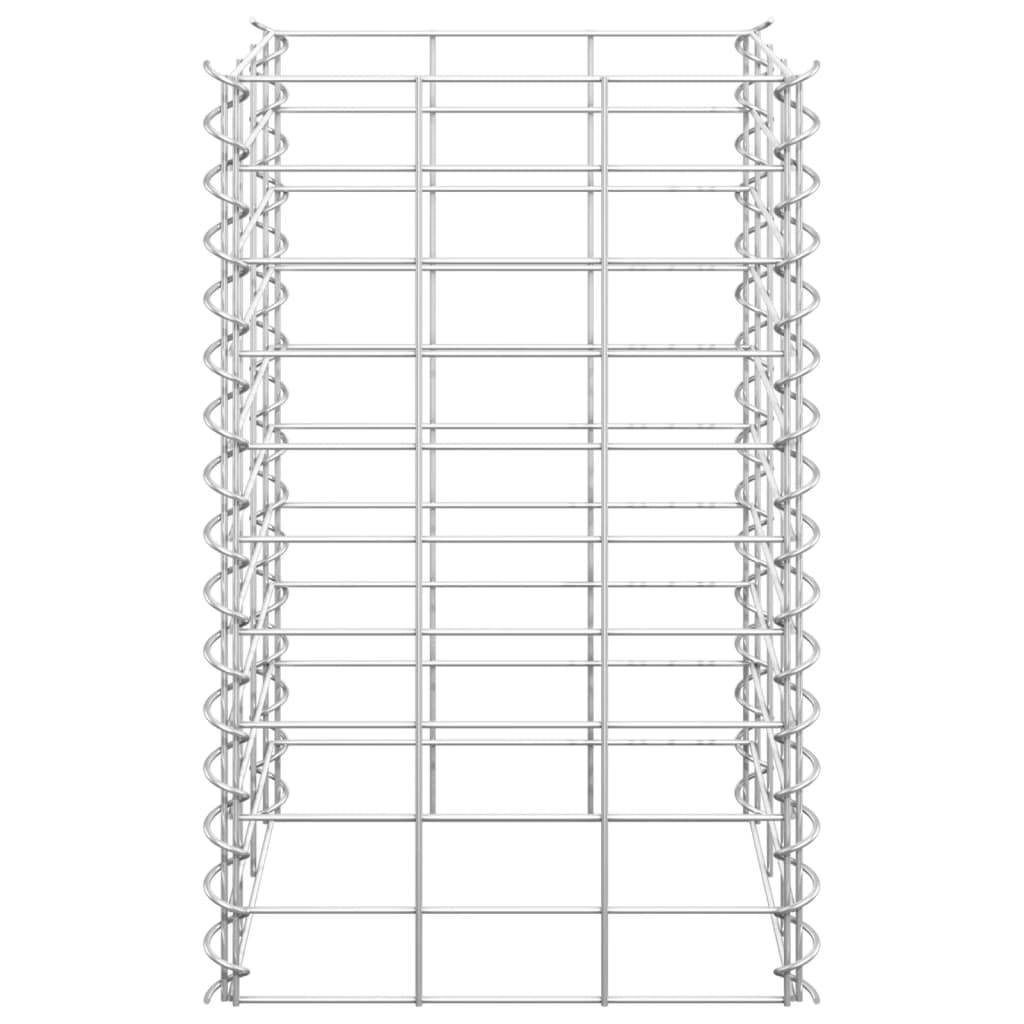 vidaXL Gabionen-Hochbeete 3 Stk. 30x30x50 cm Eisen