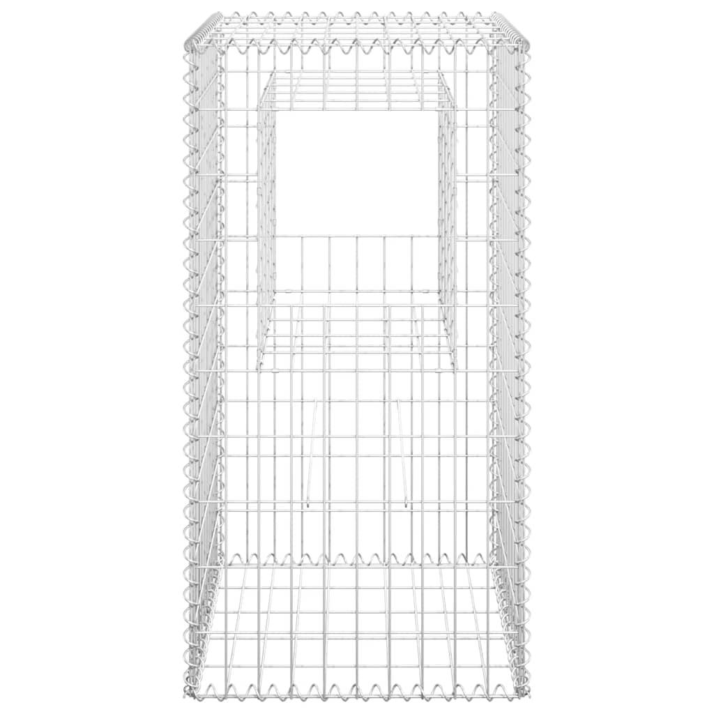 vidaXL Gabionensäule 50x50x100 cm Eisen