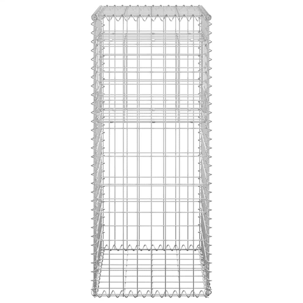 vidaXL Gabionensäule 40x40x100 cm Eisen