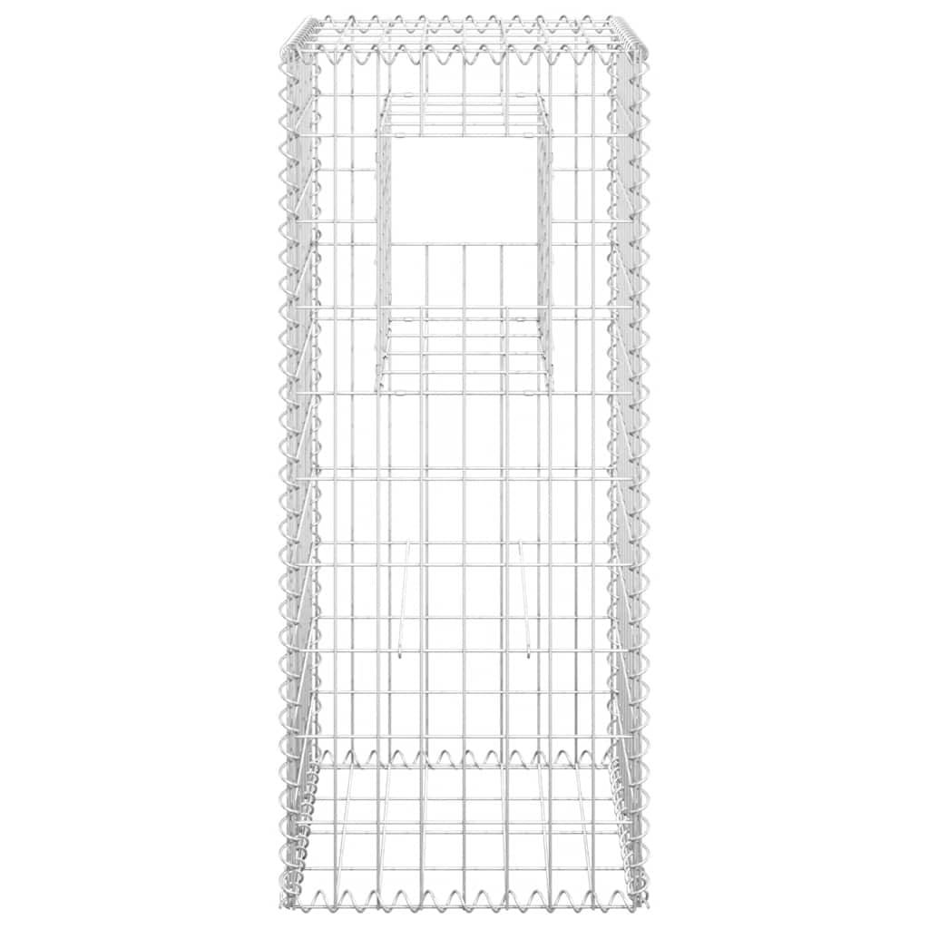 vidaXL Gabionensäule 40x40x100 cm Eisen