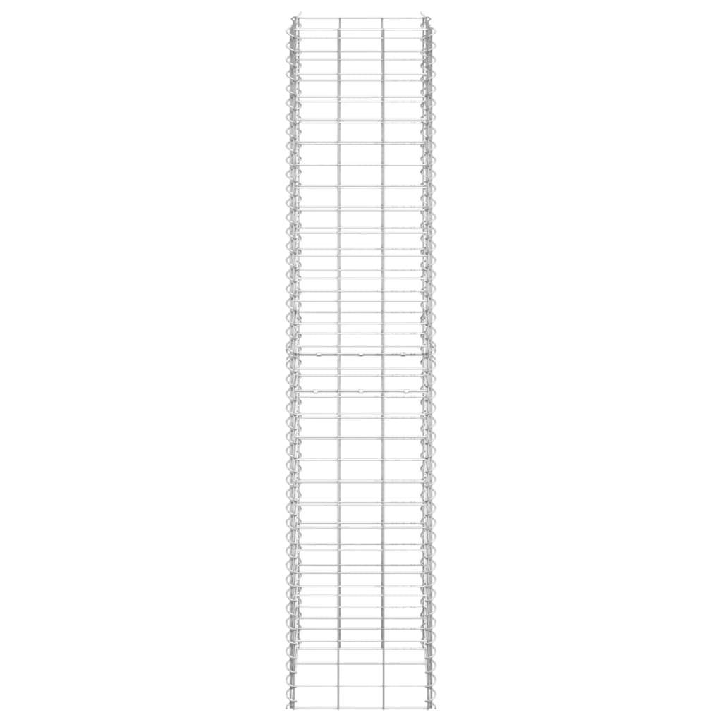 vidaXL Gabionen-Hochbeete 3 Stk. 30x30x150 cm Eisen