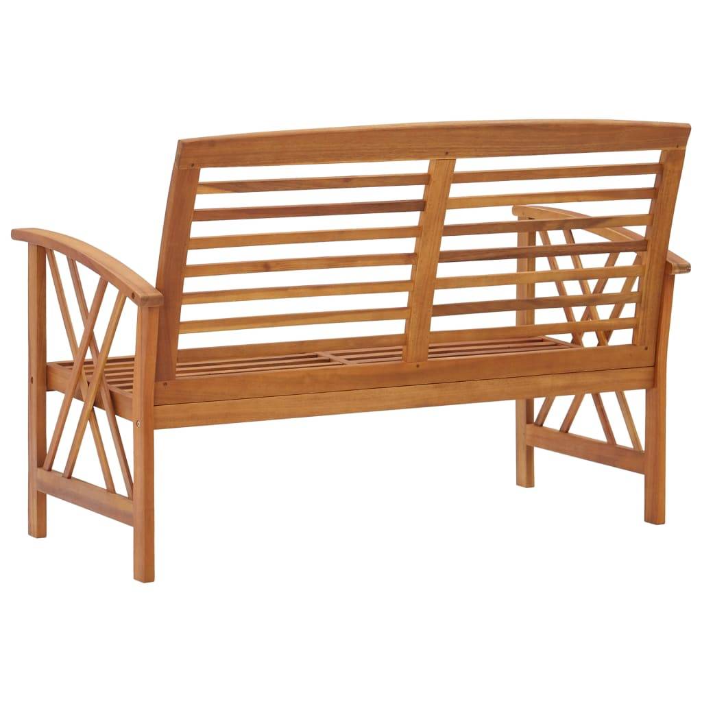 vidaXL Gartenbank 119 cm Massivholz Akazie