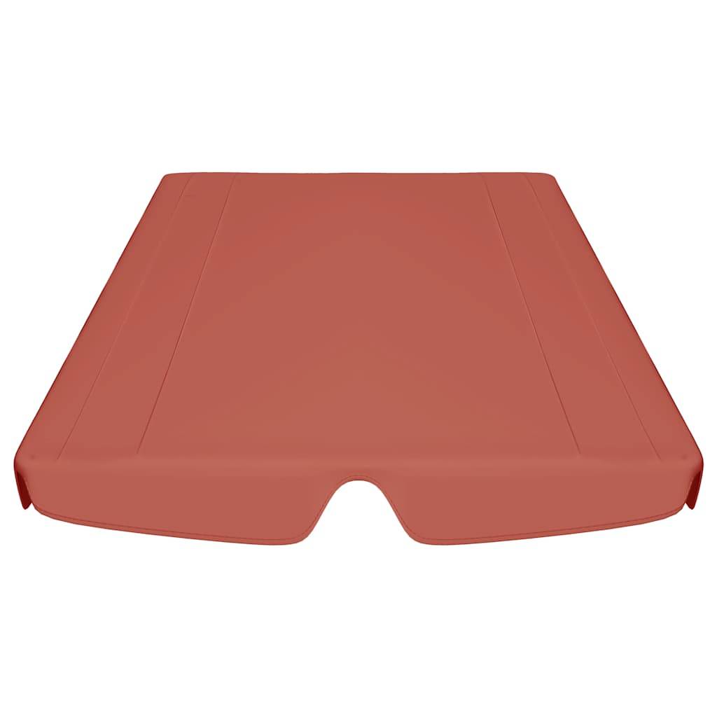 vidaXL Ersatzdach für Hollywoodschaukel Terracotta 188/168x145/110 cm