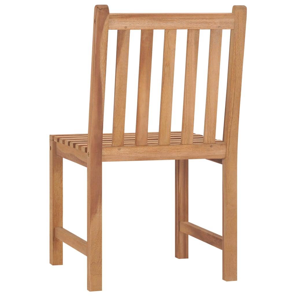 vidaXL Gartenstühle 6 Stk. mit Kissen Massivholz Teak