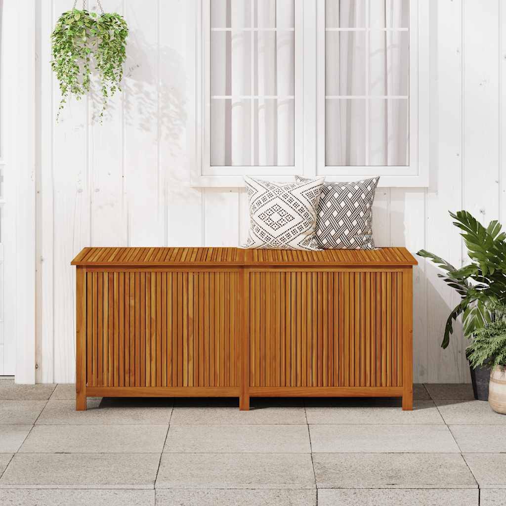 vidaXL Garten-Aufbewahrungsbox 175x80x75 cm Massivholz Akazie