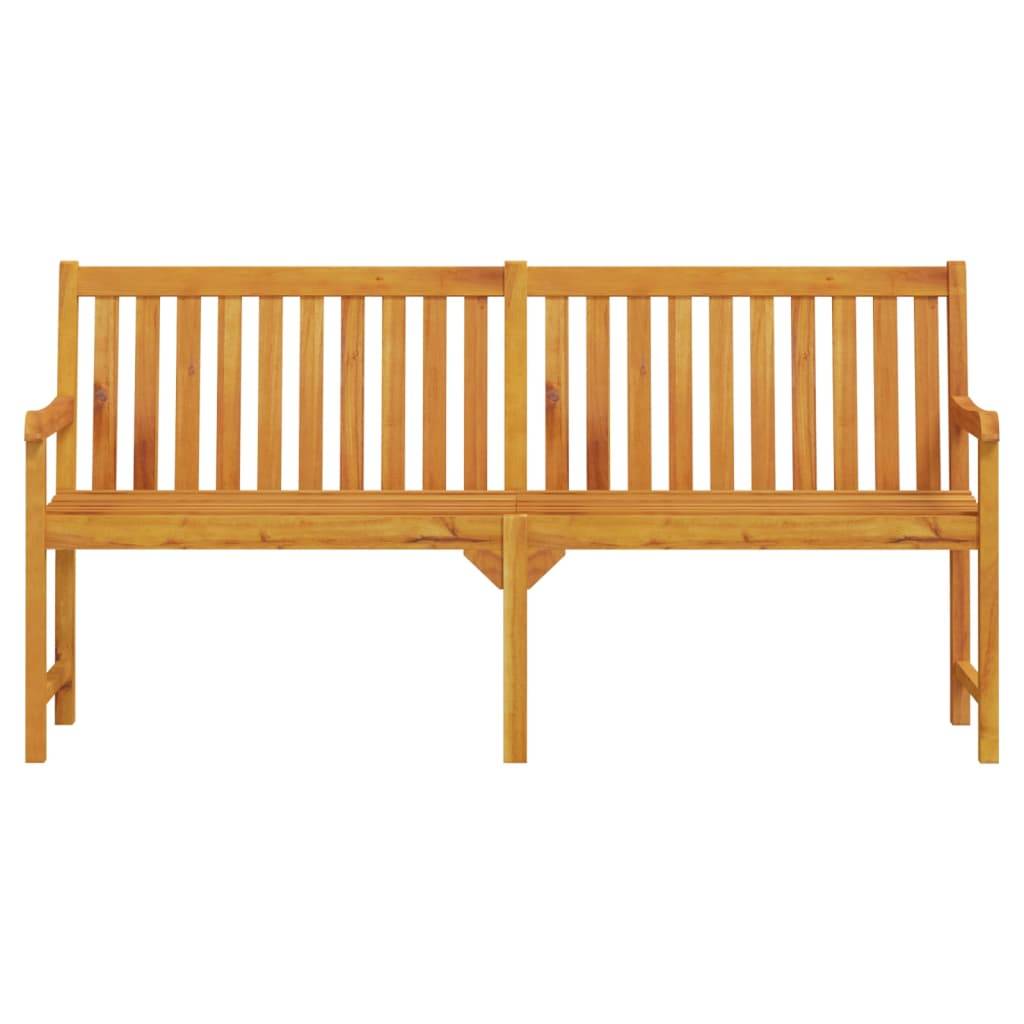 vidaXL Gartenbank 180 cm Massivholz Akazie