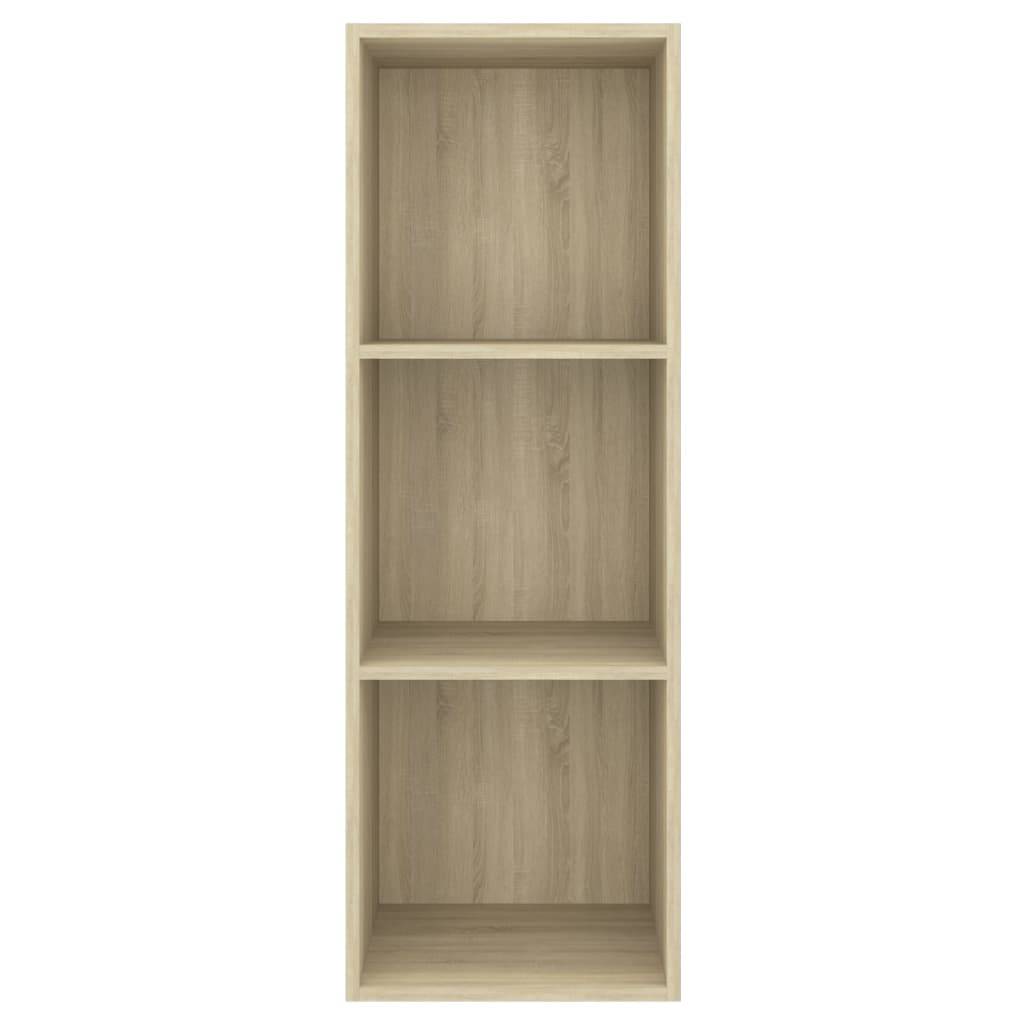 vidaXL TV-Wandschrank Sonoma-Eiche 37x37x107 cm Holzwerkstoff