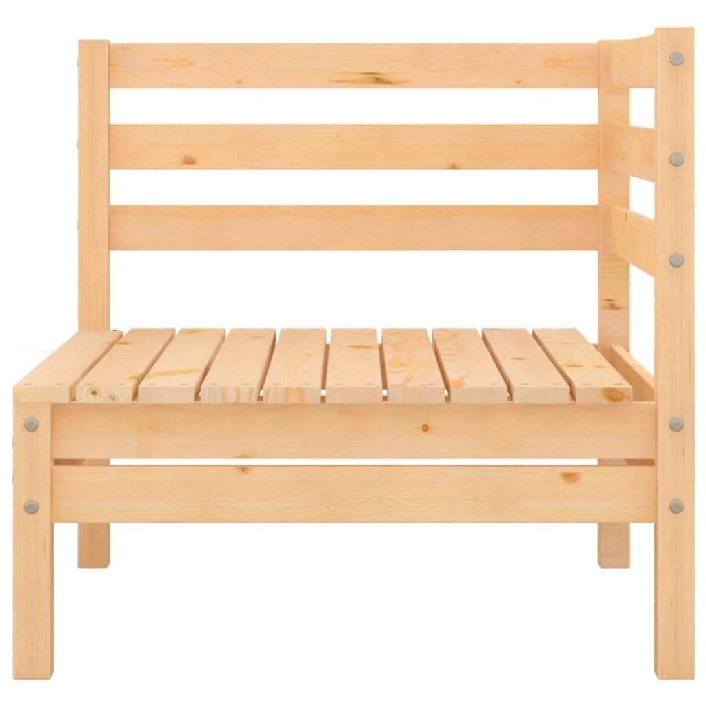 vidaXL 9-tlg. Garten-Lounge-Set Kiefer Massivholz
