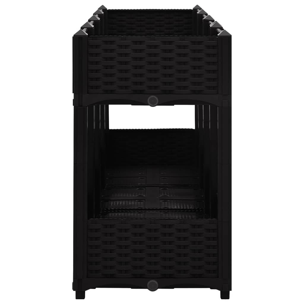 vidaXL Hochbeet 160x40x71 cm Polypropylen