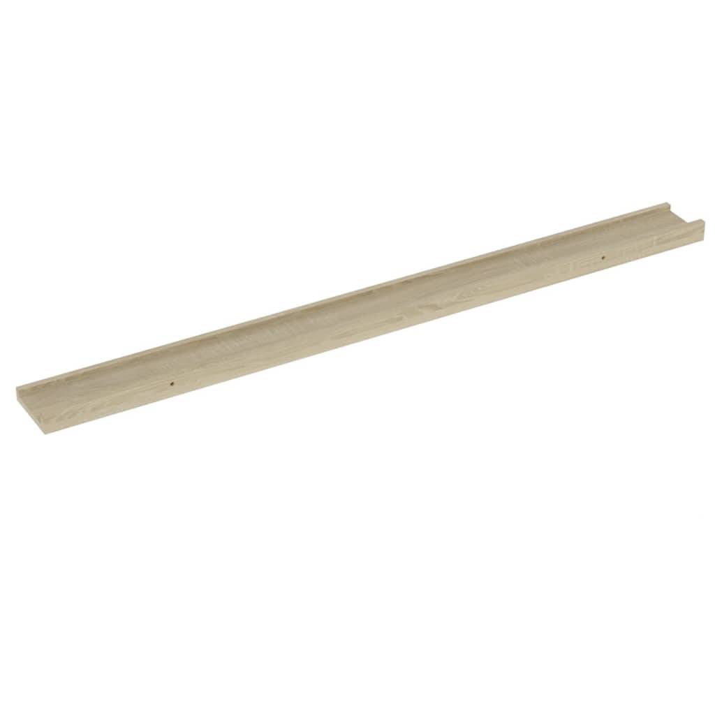 vidaXL Wandregale 4 Stk. Sonoma-Eiche 100x9x3 cm