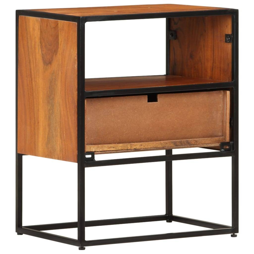 vidaXL Nachttisch 40x30x50 cm Massivholz Akazie