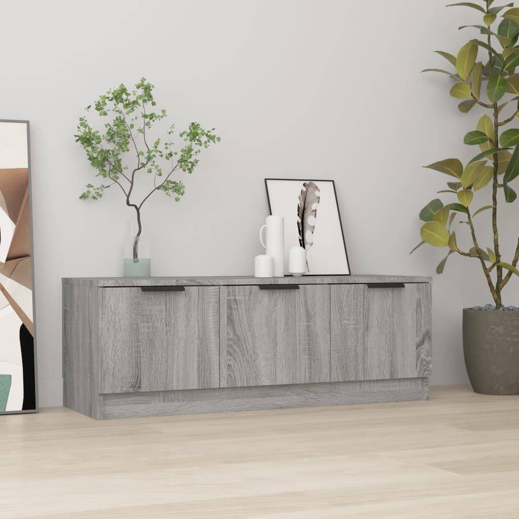 vidaXL TV-Schrank Grau Sonoma 102x35x36,5 cm Holzwerkstoff