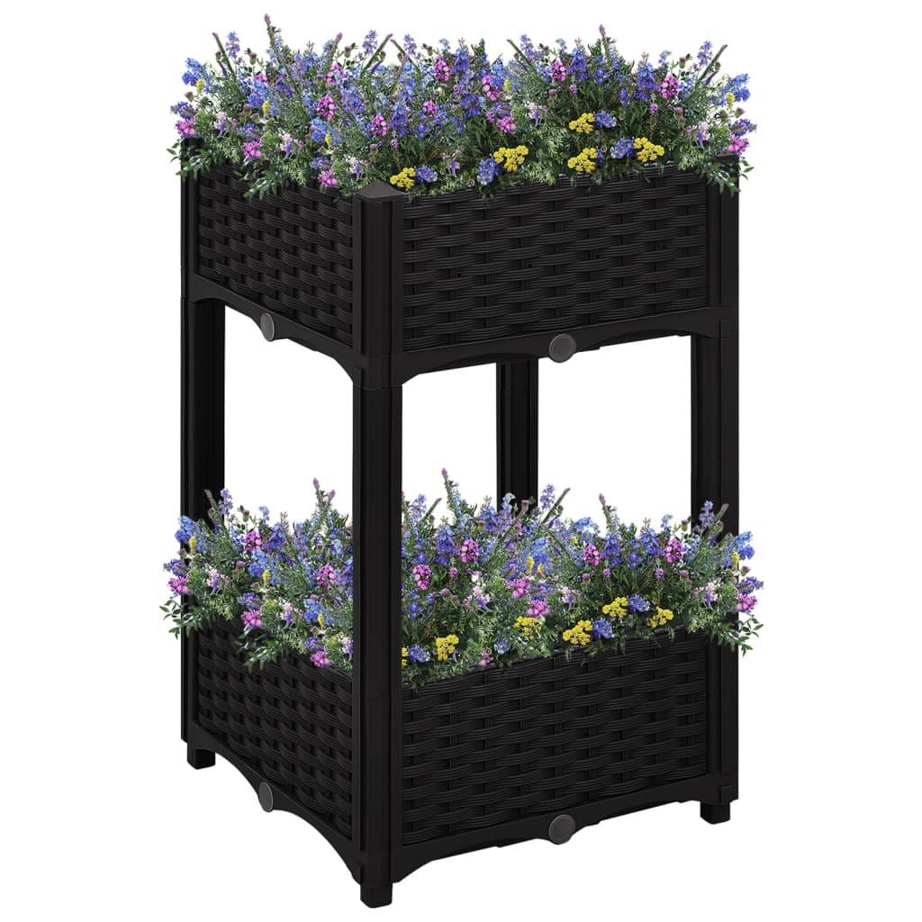 vidaXL Hochbeet 40x40x71 cm Polypropylen