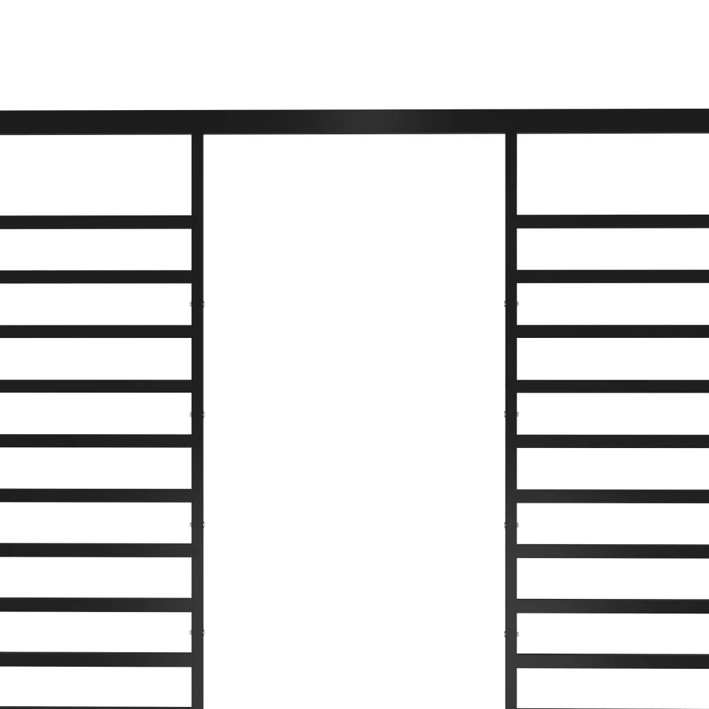vidaXL Pavillon mit Ausziehbarem Dach 4x3x2,3 m Anthrazit 180 g/m²