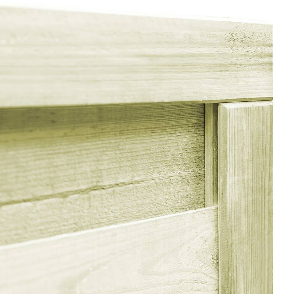 vidaXL Gartentor Kiefernholz Imprägniert 100x75 cm Grün