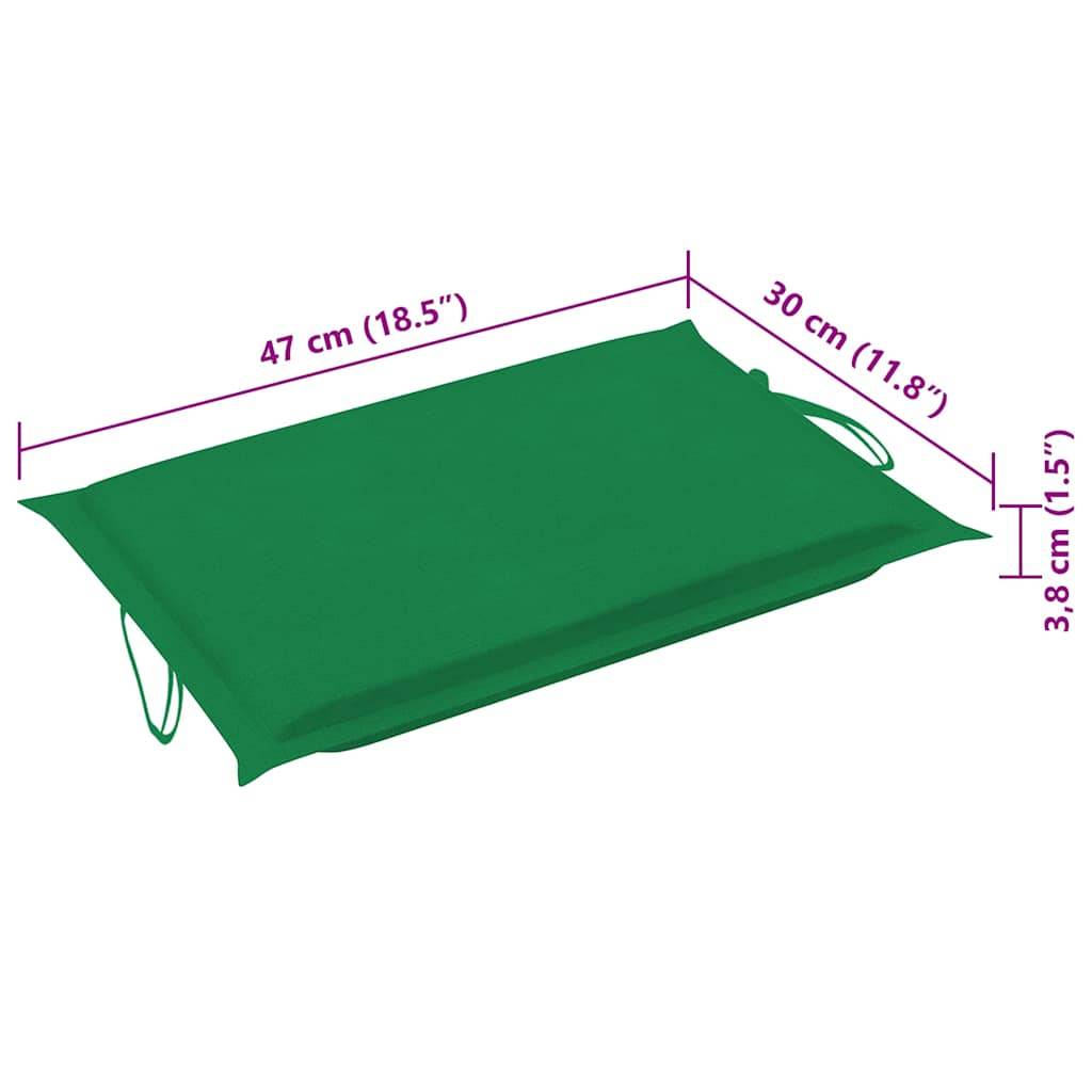 vidaXL Sonnenliegen 2 Stk. mit Auflagen Massivholz Akazie