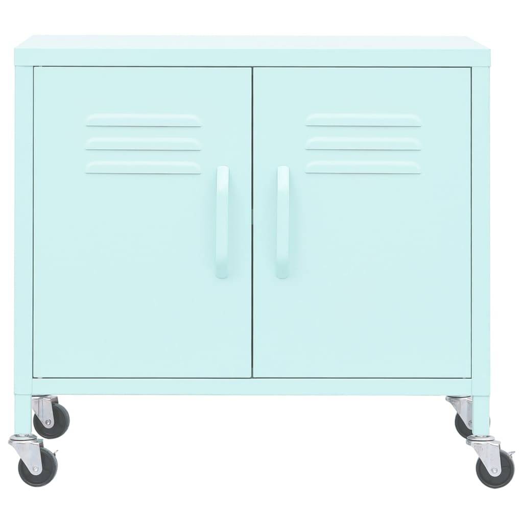 vidaXL Lagerschrank Mintgrün 60x35x56 cm Stahl