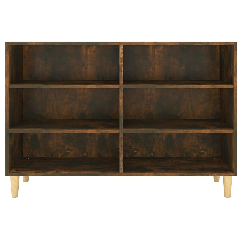 vidaXL Sideboard Räuchereiche 103,5x35x70 cm Holzwerkstoff