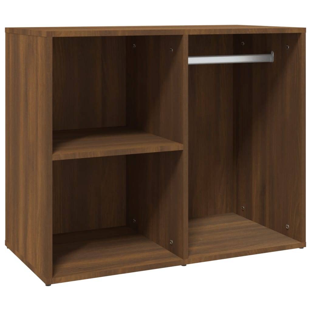 vidaXL Regal für Schminktisch Braun Eichen-Optik 80x40x65 cm