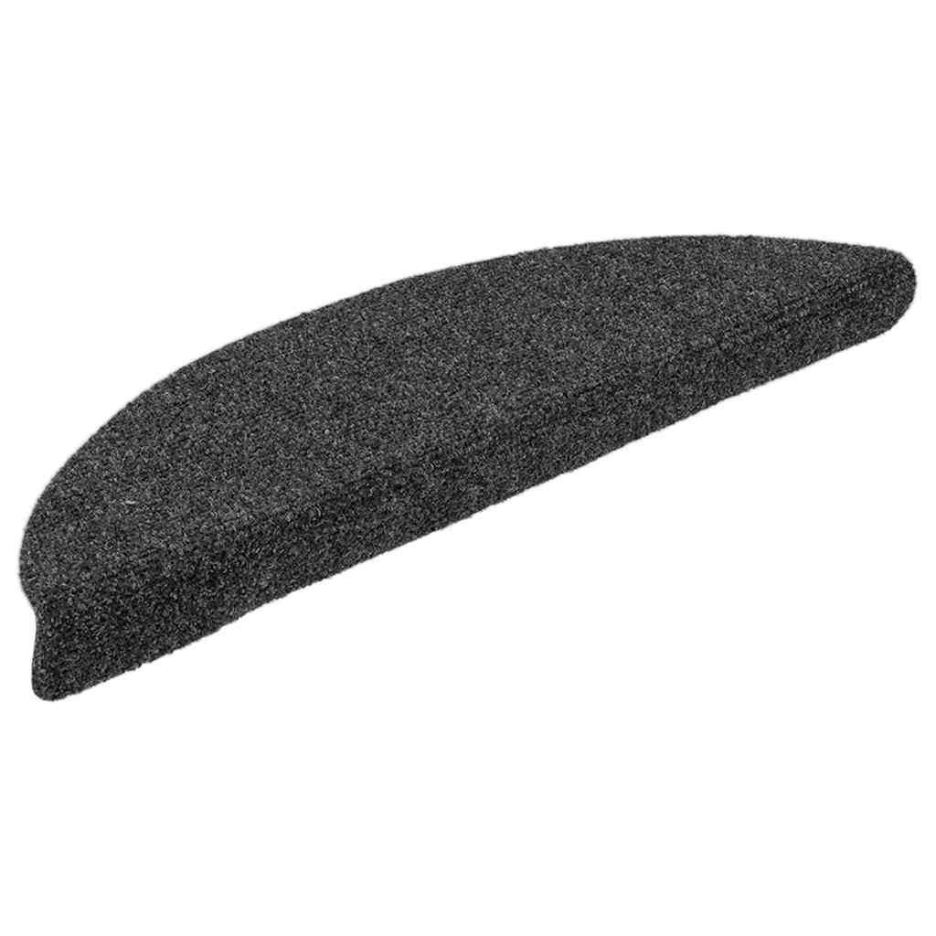 vidaXL Selbstklebende Treppenmatten 5 Stk. Anthrazit 56x17x3 cm