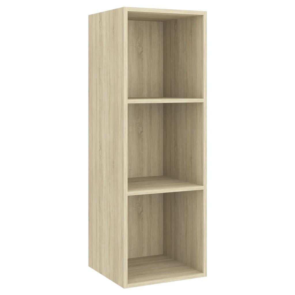 vidaXL TV-Wandschrank Sonoma-Eiche 37x37x107 cm Holzwerkstoff