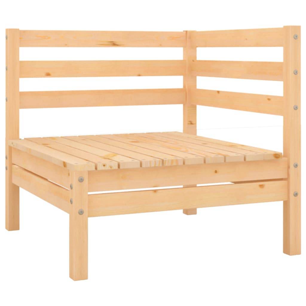 vidaXL 9-tlg. Garten-Lounge-Set Kiefer Massivholz
