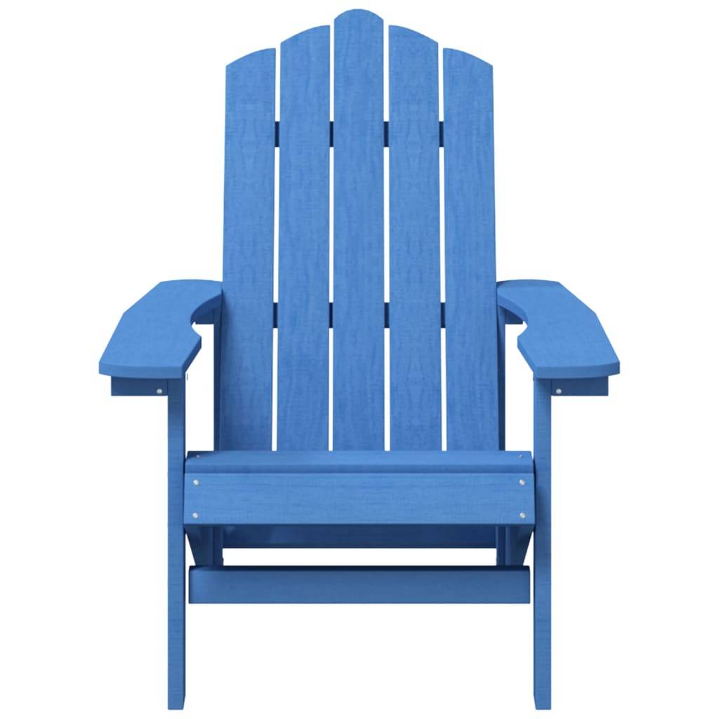 vidaXL Adirondack-Gartenstuhl HDPE Aquablau