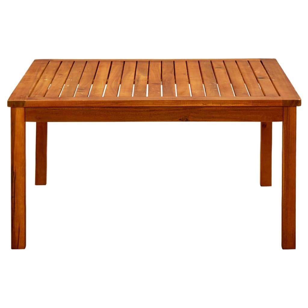 vidaXL Garten-Couchtisch 85x85x45 cm Massivholz Akazie
