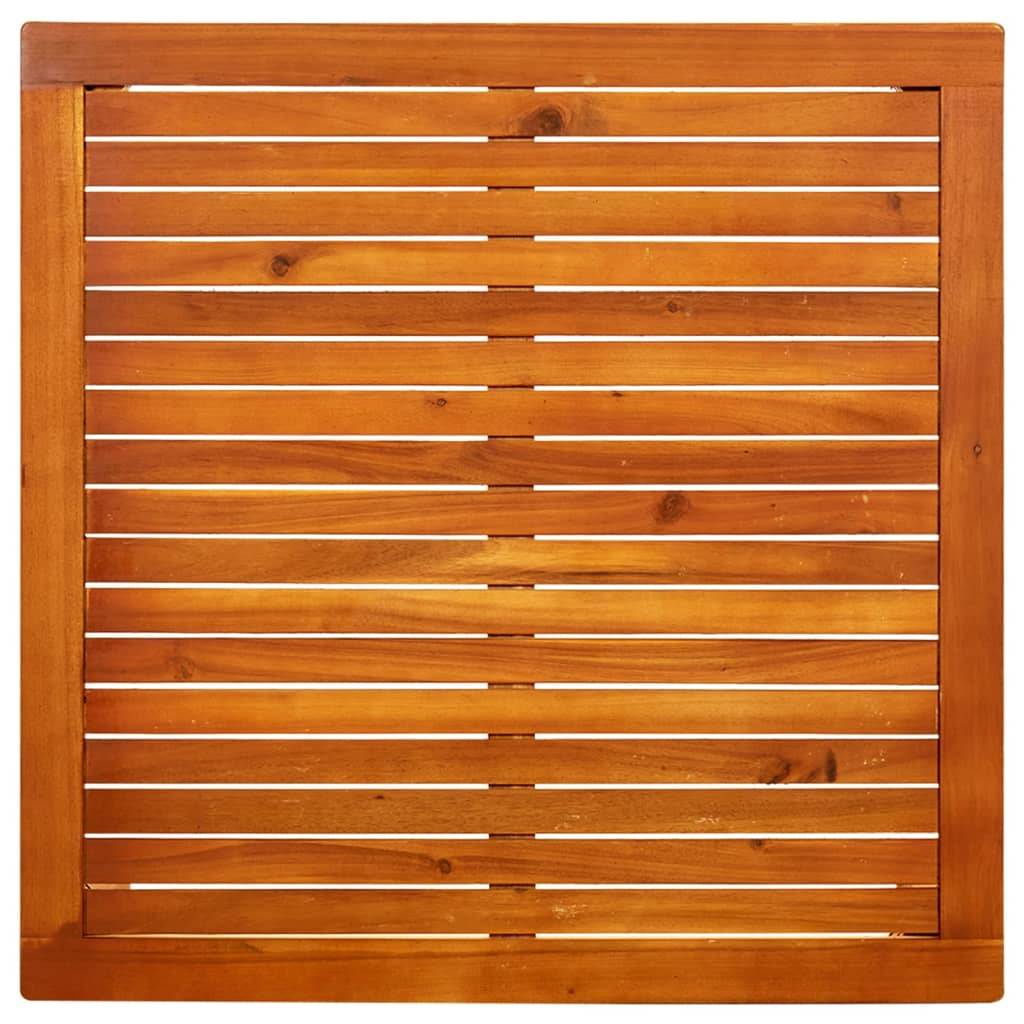vidaXL Garten-Couchtisch 85x85x45 cm Massivholz Akazie