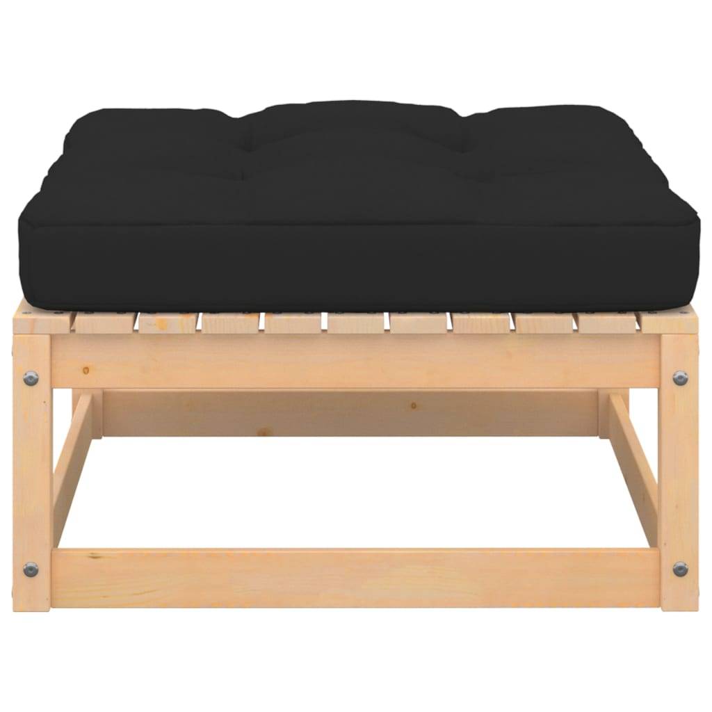 vidaXL 5-tlg. Garten-Lounge-Set mit Kissen Massivholz Kiefer