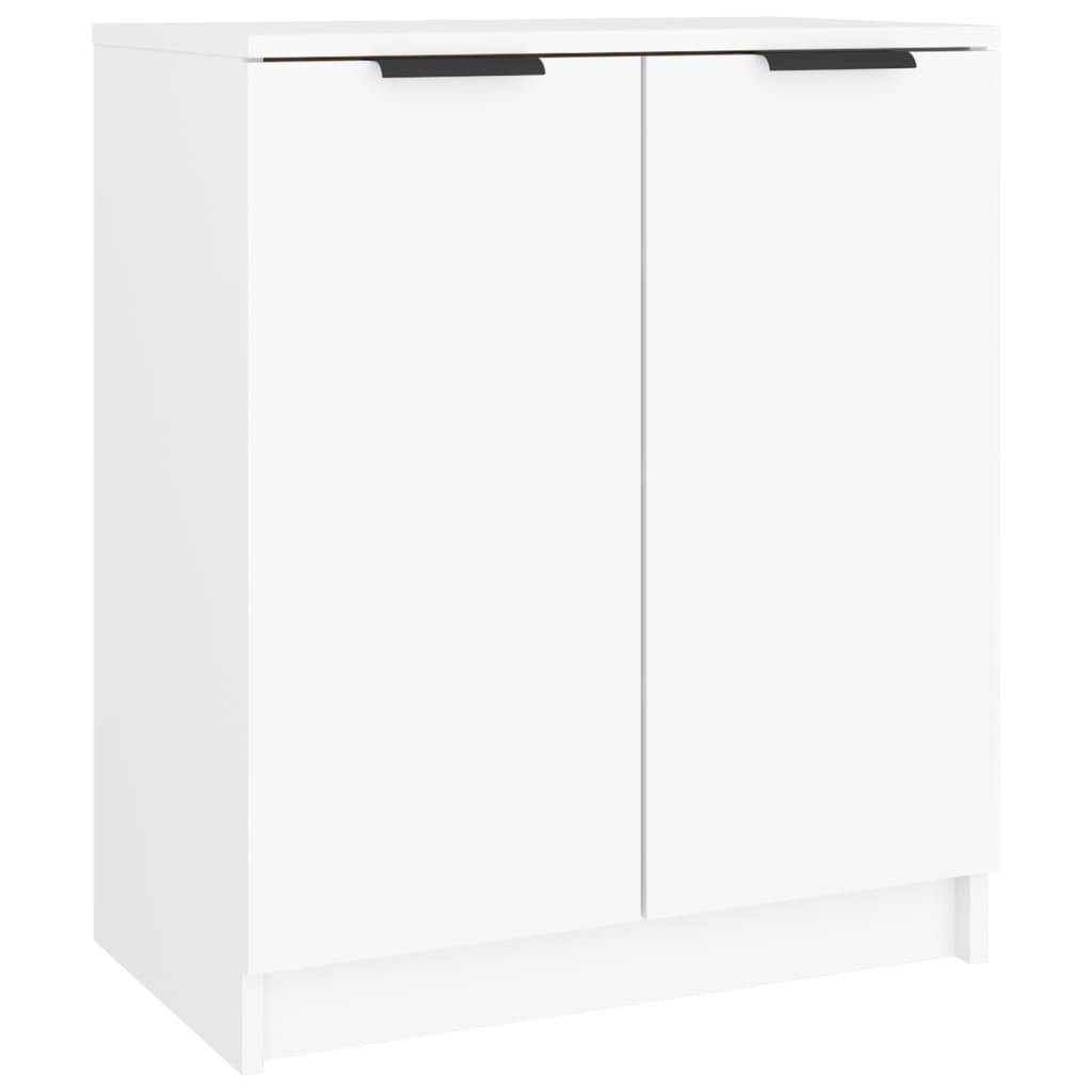 vidaXL Schuhschrank Weiß 59x35x70 cm Holzwerkstoff