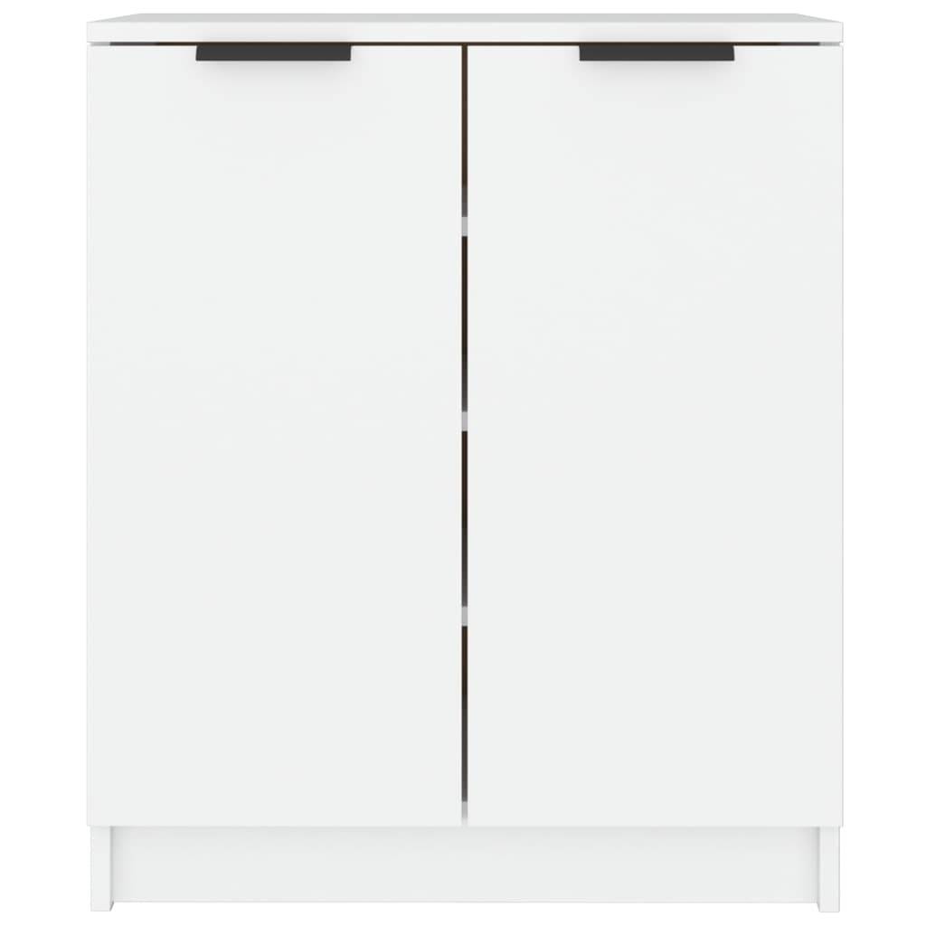 vidaXL Schuhschrank Weiß 59x35x70 cm Holzwerkstoff