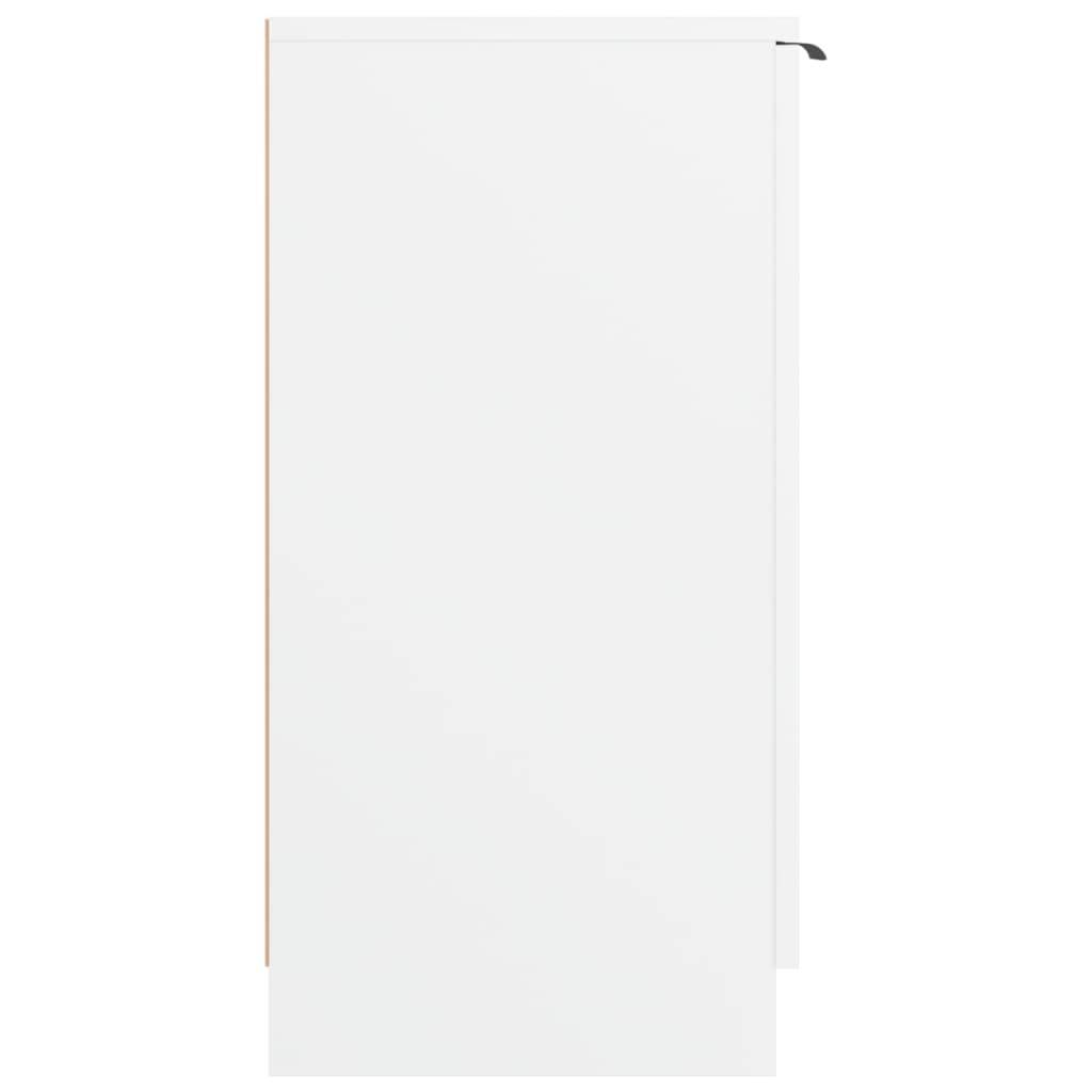 vidaXL Schuhschrank Weiß 59x35x70 cm Holzwerkstoff