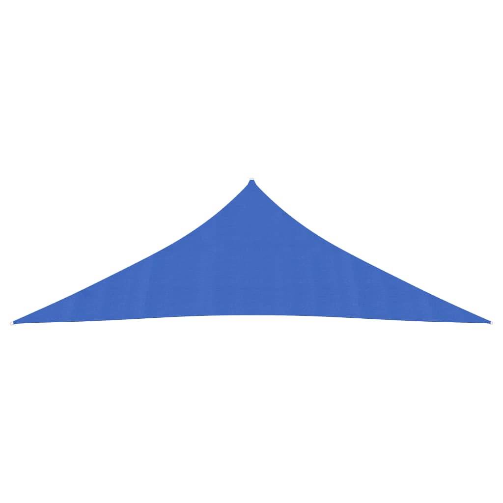 vidaXL Sonnensegel 160 g/m² Blau 3,5x3,5x4,9 m HDPE