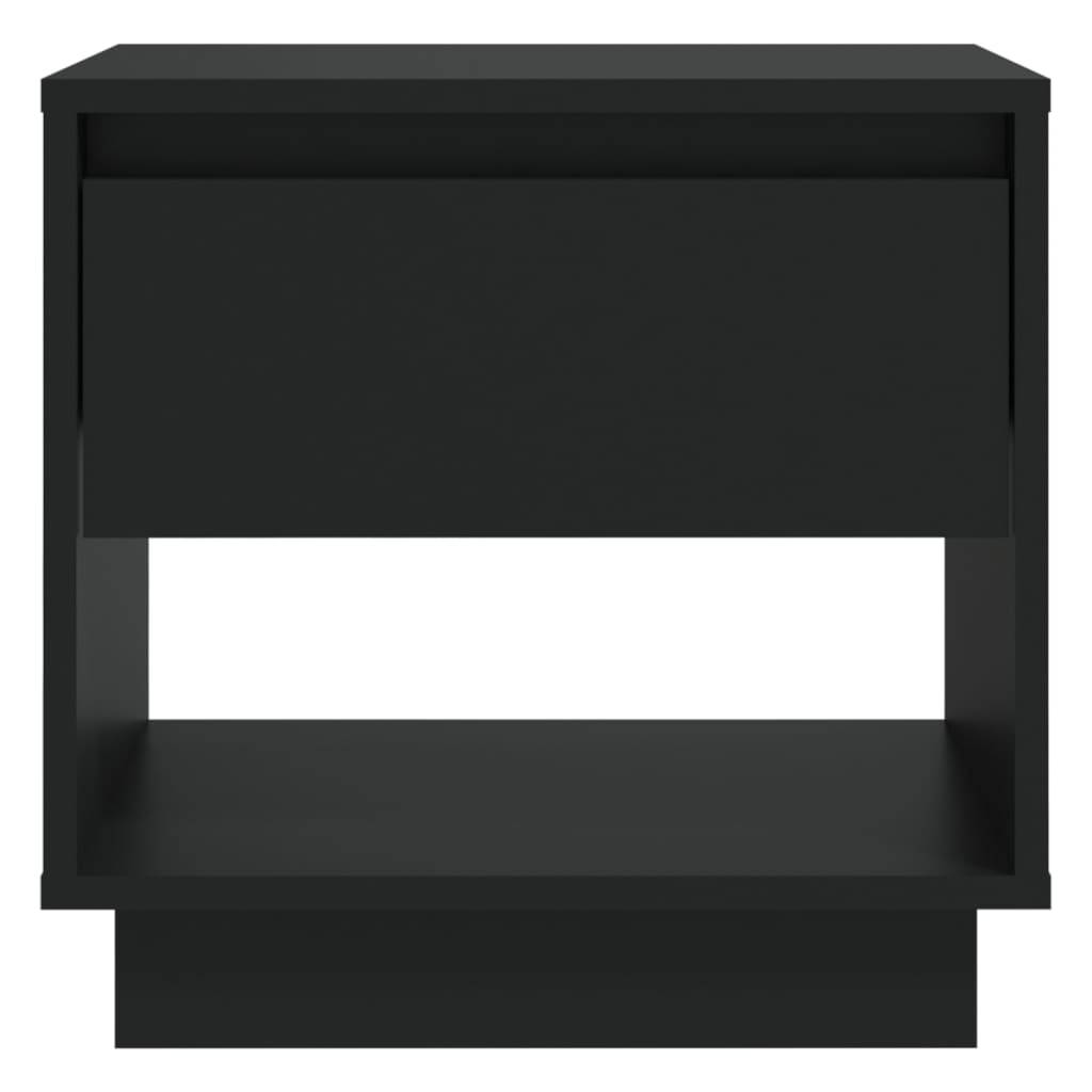 vidaXL Nachttisch Schwarz 45x34x44 cm Holzwerkstoff