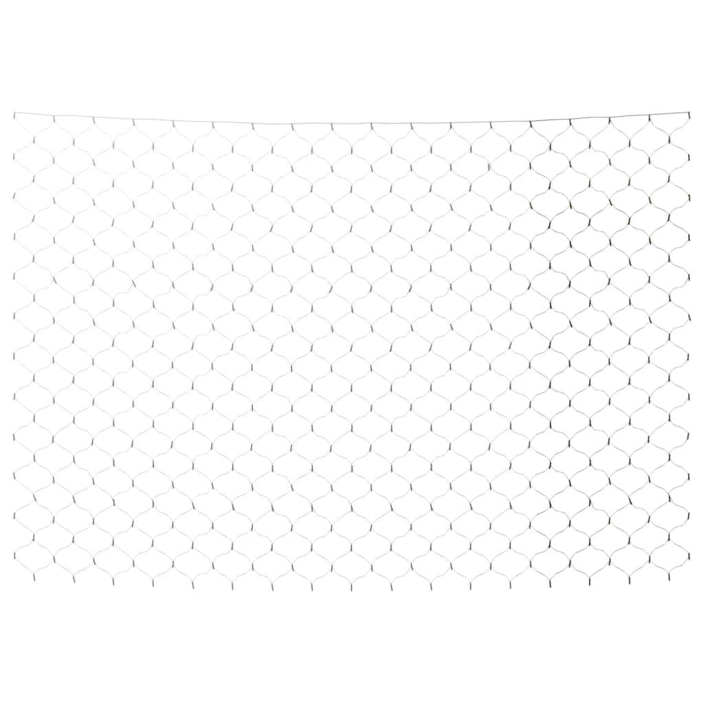 vidaXL Weihnachts-Lichternetz 4x4 m 544 LED Bunt Indoor Outdoor